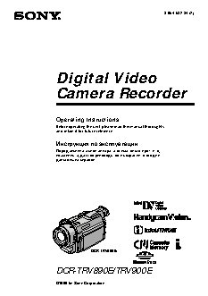 SONY DCR-TRV890E