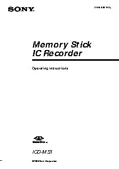 SONY ICD-MS1