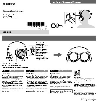 SONY MDR-ZX110B