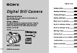 SONY MVC-CD500