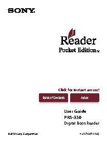 SONY PRS-350