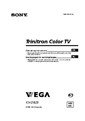 SONY TRINITRON KV-DB29M98