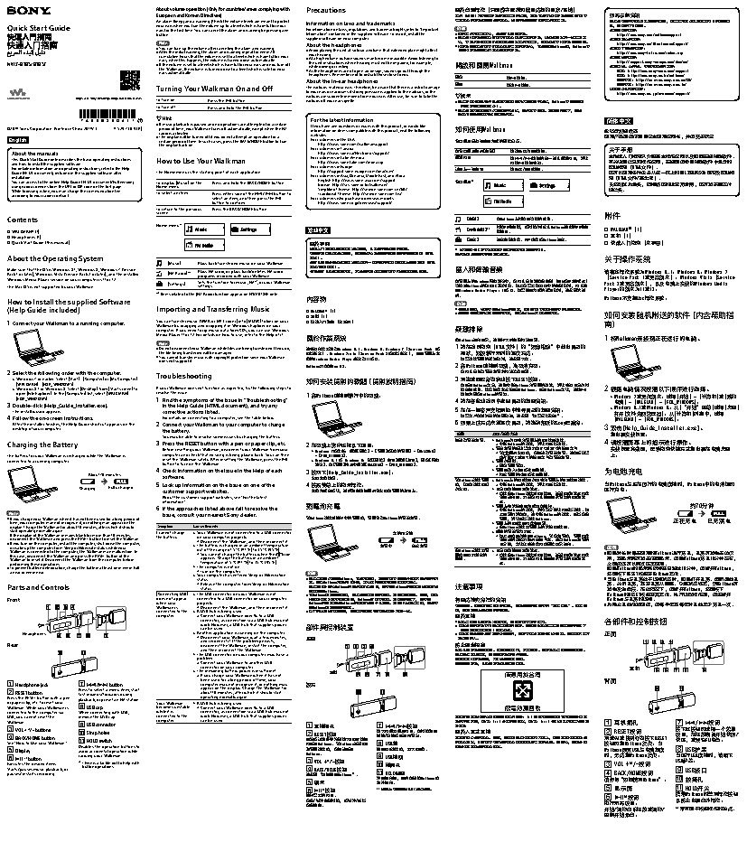 SONY Walkman NWZ-B183F