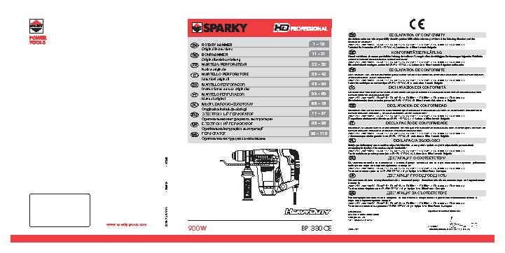 SPARKY BP 330CE HD