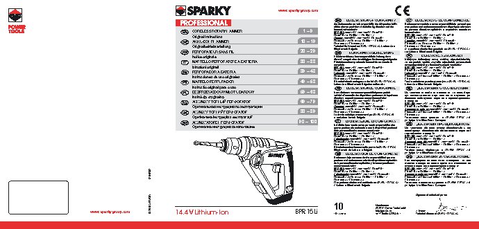 SPARKY BPR 15Li