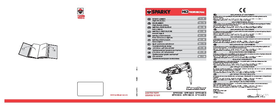 SPARKY BPR 260E HD