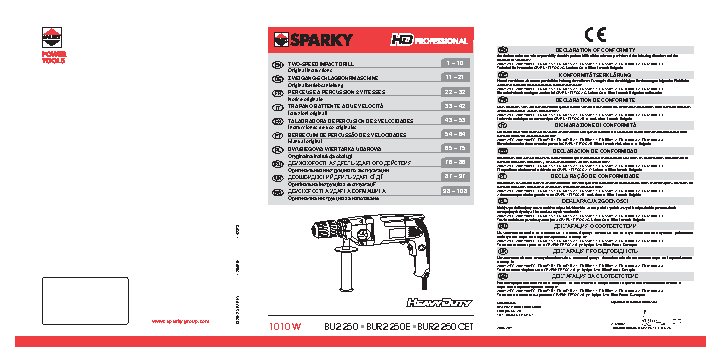 SPARKY BUR2 250CET