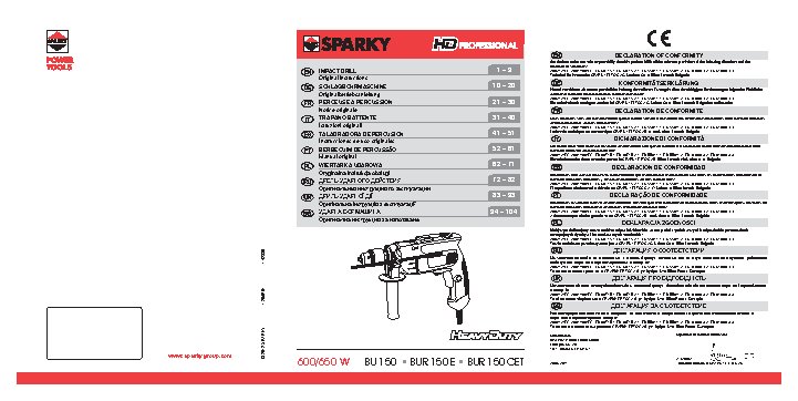 SPARKY BUR 150CET KL