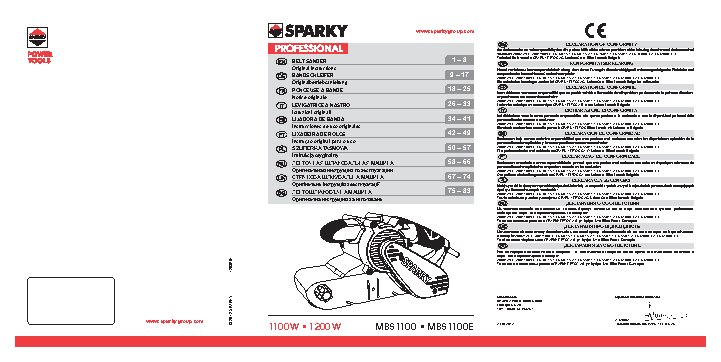 SPARKY MBS 1100