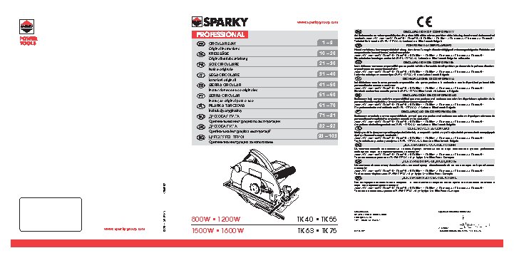 SPARKY TK 40