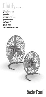 STADLER FORM CHARLY fan floor NEW satin C-050