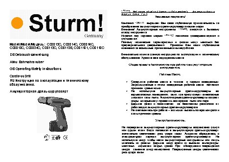 STURM CD31181