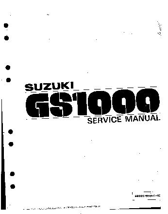 SUZUKI GS1000 (1980)