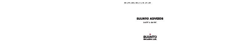 SUUNTO Advizor