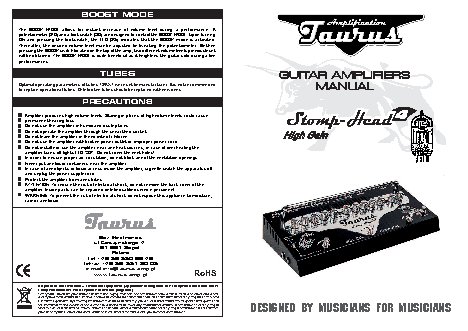 TAURUS Stomp-Head 4.SL HG