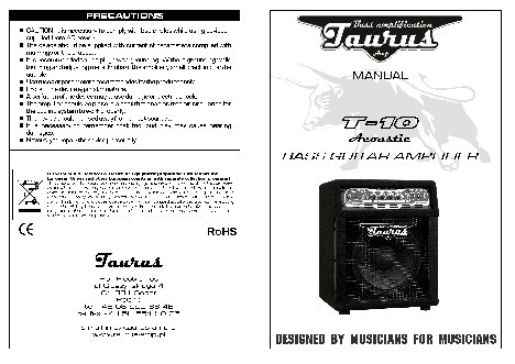 TAURUS T-10 Acoustic
