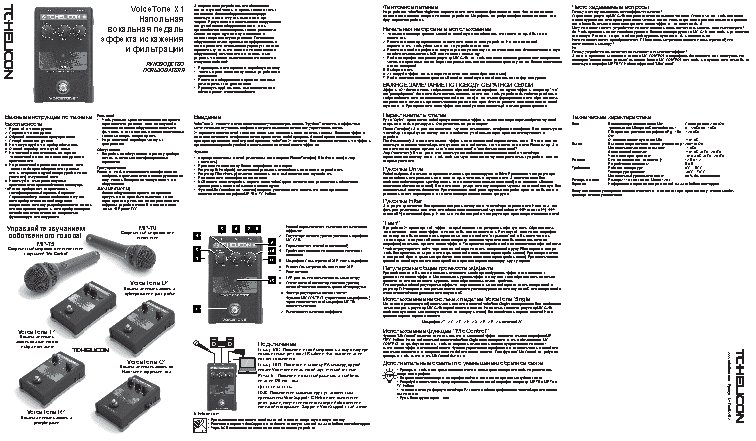 TC HELICON VoiceTone X1