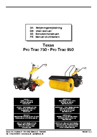 TEXAS Pro Sweep 950DE inkl. kost