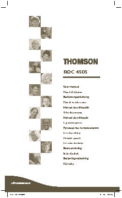 THOMSON ROC4505