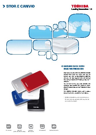 TOSHIBA 1Tb Stor.e Canvio HDTC810EL3AA