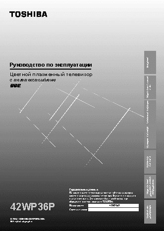 TOSHIBA 42WP36P