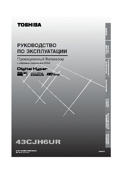TOSHIBA 43CJH6UR