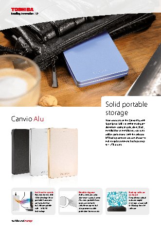 TOSHIBA 500Gb Canvio ALU HDTH305ES3AA