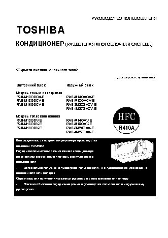 TOSHIBA RAS-M16GDV-E