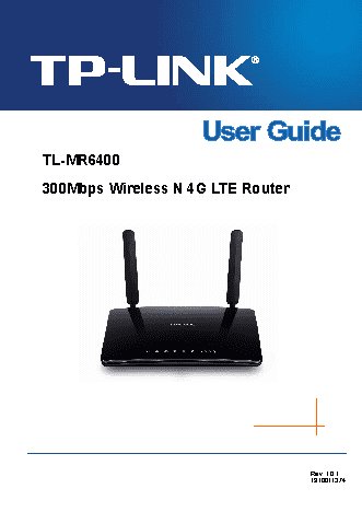 TP-LINK TL-MR6400