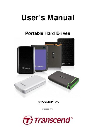 TRANSCEND 1Tb StoreJet 25M3