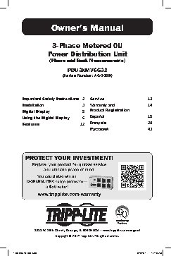 TRIPP LITE PDU3XMV6G32