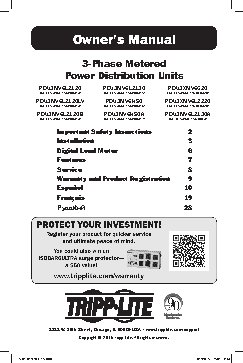 TRIPP LITE PDU3XMV6L2220