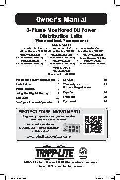 TRIPP LITE PDU3XVN6G20