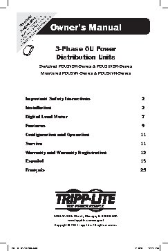 TRIPP LITE PDU3XVN10G16
