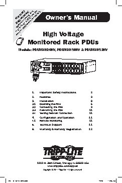 TRIPP LITE PDUMNH32HV