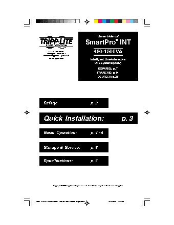 TRIPP LITE SMARTINT1500