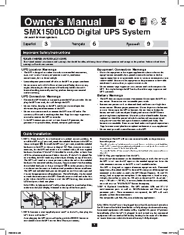 TRIPP LITE SmartPro 1500VA (SMX1500LCD)