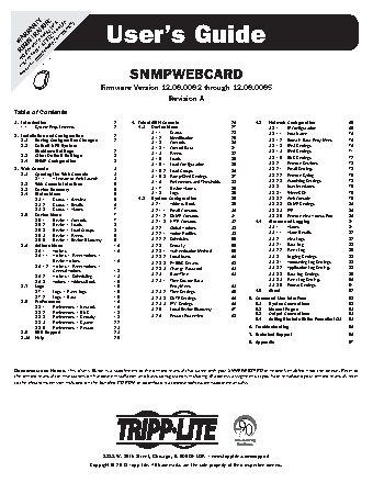 TRIPP LITE SNMPWEBCARD