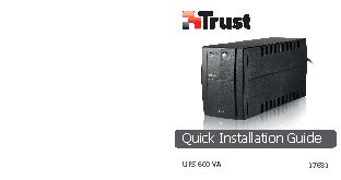TRUST 600VA UPS