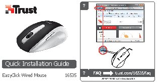 TRUST EasyClick Mouse - black