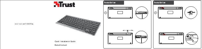 TRUST Entea Universal Wireless Keyboard for tablets & laptops