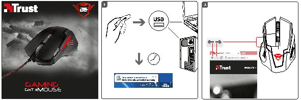 TRUST GXT 111 Gaming Mouse USB