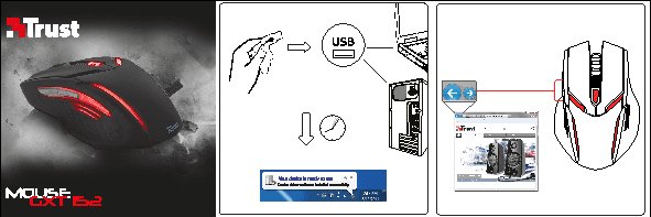 TRUST GXT 152 Illuminated Gaming Mouse USB