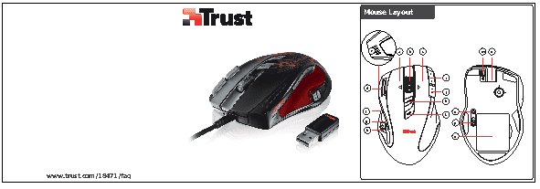 TRUST GXT 35 Wireless Laser Gaming Mouse