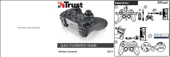 TRUST GXT 39 Wireless Gamepad for PC & PS3