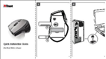 TRUST MaxTrack Wireless Mini Mouse-Black USB