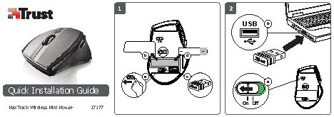 TRUST MaxTrack Wireless Mini Mouse
