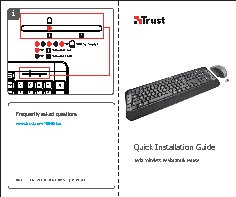 TRUST Tecla Wireless Multimedia Keyboard with mouse