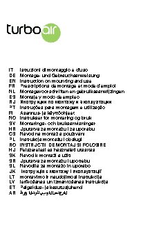 TURBOAIR CERTOSA IX/A/60/PB