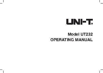 UNI-T UTM 1232 (UT232)